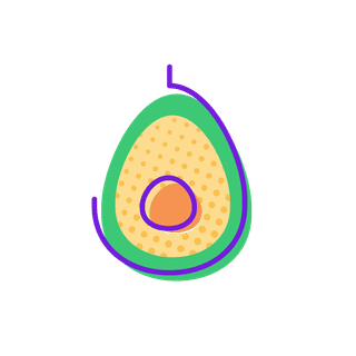 Baby size comparison at week 16: Avocado