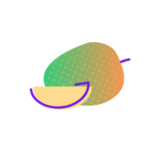 Baby size comparison at week 19: Mango