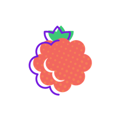 Baby size at week 8: Raspberry